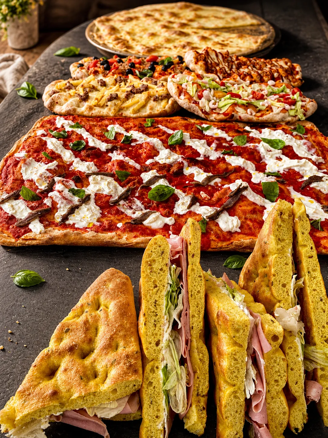 Pizze, focacce e farciture La Slerfa